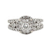 Natural 1ctw Diamond (SI2) Ring In 14kt White Gold Weighing 6.32g