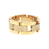 Two Tone 14kt Gold Flex Ring