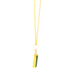 Natural 2ctw Bluegreen Tourmaline Necklace Weighing 3.2g In 18kt Yellow Gold With 16in Chain