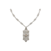 Natural 12.50ctw Diamond Necklace In Platinum
