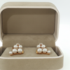 Mikimoto 18kt Yellow Gold Akoya Pearl & Diamond Earrings