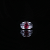 Natural 2.26ctw Eye Clean Burmies Ruby Ring With 1.40ctw Diamond Accents In Platinum