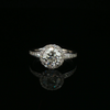 Natrual 1.57ctw Diamond & 14kt Gold Ring