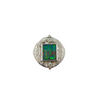 Natural 2.65ctw Boulder Black Opal Ring With .60ctw Diamond Accents In Platinum
