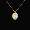 Natural 1ctw Diamond (VS/F-G)  Pendant In 14kt Yellow Gold With 18in Adjustable Chain