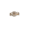 Le Vian 1ctw Chocolate And White Diamond Ring In 14kt Yellow Gold