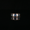 Natural 1.5ctw Sapphire & .2ctw Diamond Ring In 14kt Yellow Gold