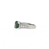 Natural 2.26ct Parti Sapphire With .80ctw Diamond Accents In 14kt White Gold