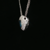 Natural 7ct Topaz & 1.5ctw Diamond Accented Pendant In 18kt White Gold