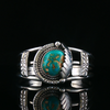 Estate Gilo and Grace Nakai Sterling Silver and Turquoise Cuff