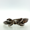 Large Sterling Silver Hinged Ram Cuff Bracelet