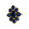 Natural 6.5CTW Sapphire Ring Set in 14K Gold