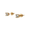Natural .60ctw Diamond Studs in Your Choice of 14K White or Yellow Gold