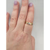 Cartier .27ctw Triple Tone 18kt Gold Diamond Ring