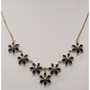 5.6ctw Sapphire Necklace Wth .25ctw Diamond Accents 14kt Gold Chain Can Adjust Fron 18in To 22in Weighs 11.4g