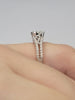 Natural .50ctw Diamond (SI1-2/H-I) Cluster Ring In 14kt White Gold