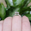 Natural 1.28ct (VS2/F) Center Princess Cut Diamond With .55ct Diamond Accents In 18kt Yellow Gold Ring