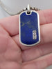 David Yurman Lapis Lazuli Dog Tag In Sterling Silver