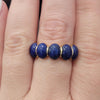 Lapis & 18kt Yellow Gold Ring
