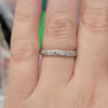 Vintage  1ctw Diamond (SI2/G) & Platinum Eternity Band