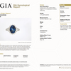 Natural Ceylon 4.14ct Sapphire Ring With .47ctw Diamond Accents In Platinum Includes GIA Report
