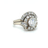 1.71ct Center Round Diamond with 1ct Diamond Accents In14kt White Gold