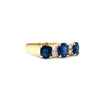 Natural 1.2ctw Sapphire With .10ctw In Diamond Accents In 18kt Gold Weighing 3.5g