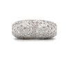Natural 2.25ctw Diamond Heart Ring In 18kt White Gold Weighing 9.93g