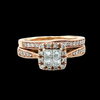 .75ctw Diamond 14kt Rose Gold Wedding Set