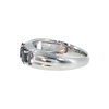 Natural .54ct Alexandrite and .10ctw Diamond Ring set in Platinum