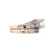 Natural .70ct Cushion Cut Center Diamond With .45ct Diamond Accents In 14kt White Gold