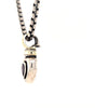 David Yurman Sterling Silver & 14kt Yellow Gold Necklace With 3.5ctw Garnet Heart Pendant On 31in Cain