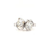 Natural .75ctw Diamond (S1-2/G-H) Studs In 14kt White Gold