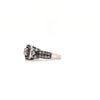 LeVian Chocolate & White Diamond Ring