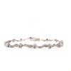 Natural .30ctw Diamond Bracelet In 14kt White Gold