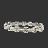 Men's 10ctw Diamond (VS/F) Bacelet In 18kt White Gold