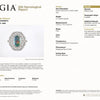 Natural Australian 2.65ct Black Opal Ring With .92ctw Diamond Accents In Platinum 8.70g