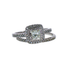 Celebration Natural 1.25ctw Diamond and 14K White Gold Wedding Ring Set