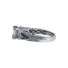 Estate 14K White Gold and 1.25CTW Princess Cut Diamond Ring