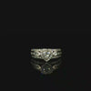 Natural .40ctw Heart Cut Diamond Set in 14K White Gold Ring