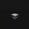 Natural .50 CTW Halo Set Diamond Ring Set in 14K White Gold